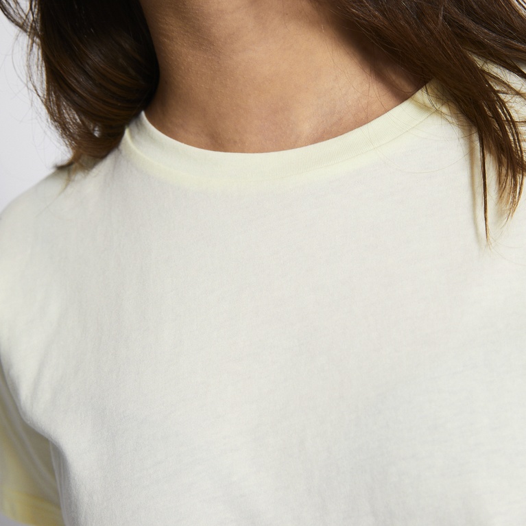 Basic tee "Bea" Light Yellow
